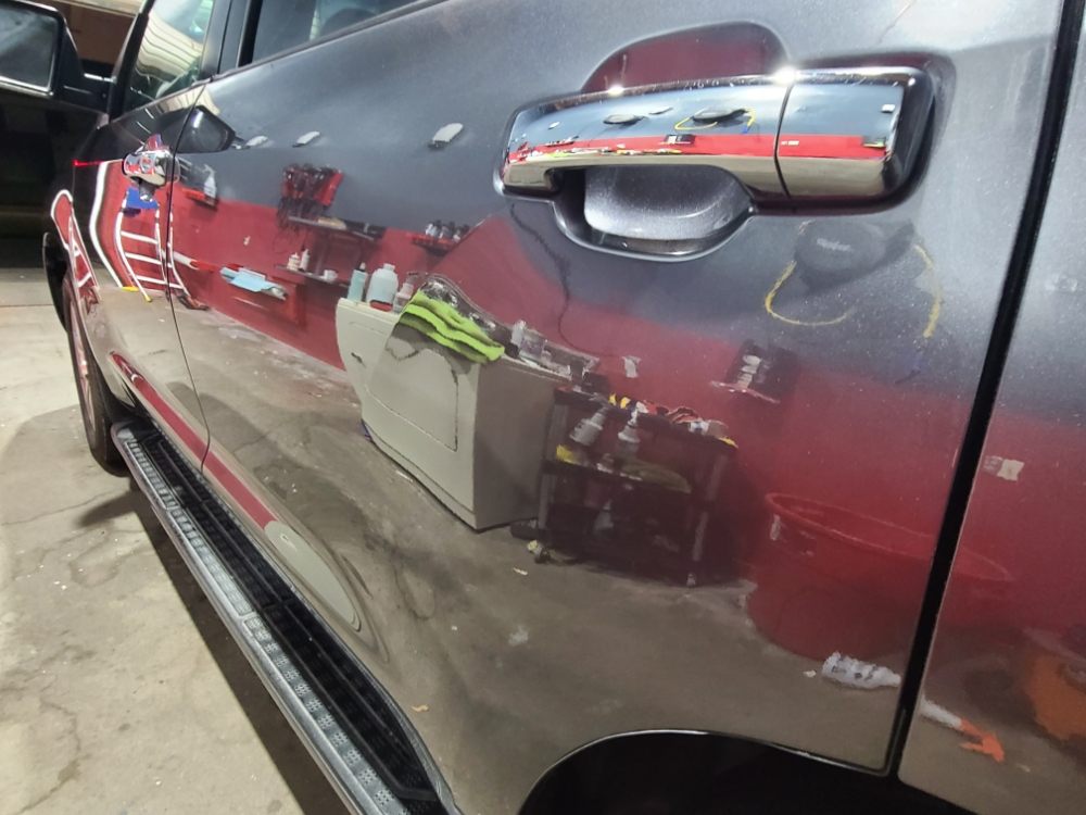 Truck detailed at the shop