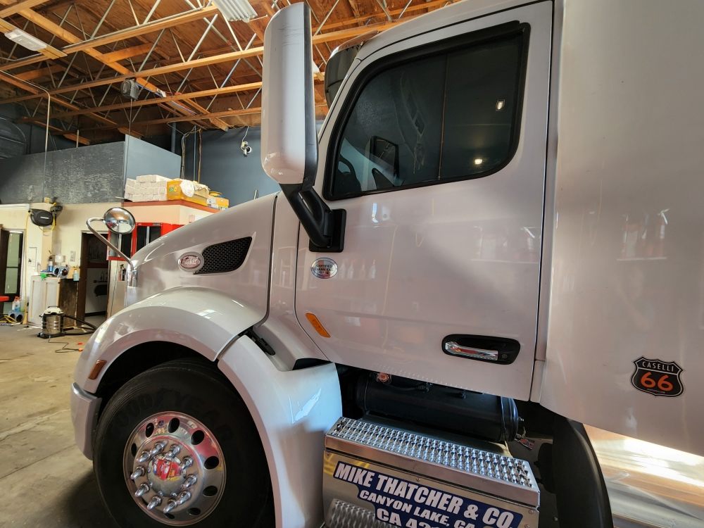 Truck detailed at the shop