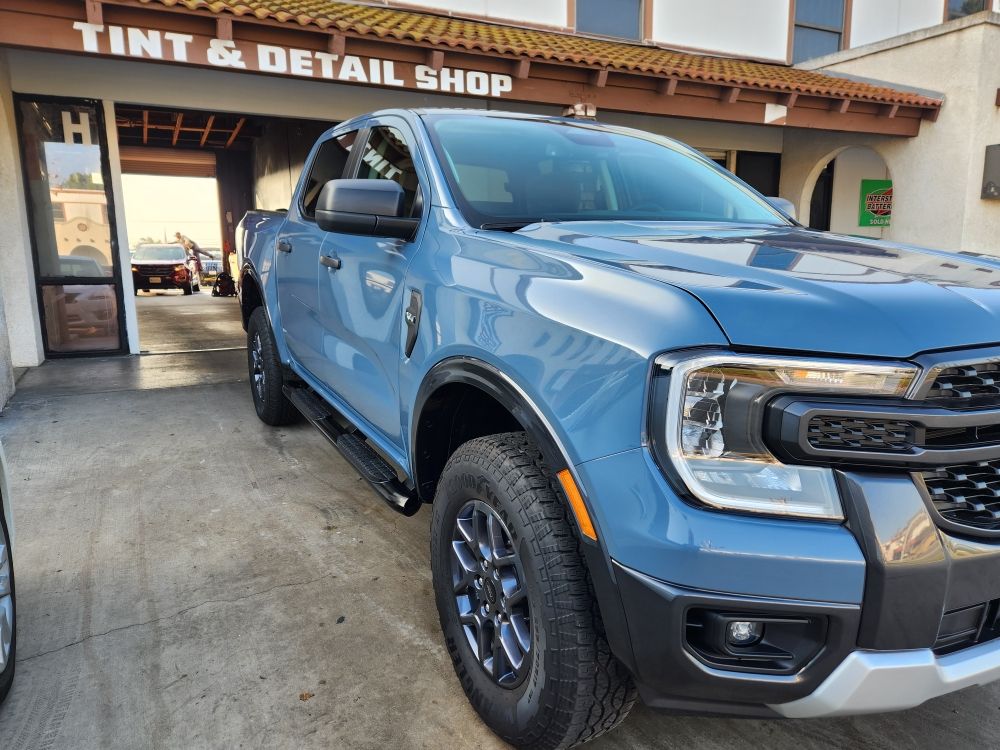 New Ford Ranger at the shop