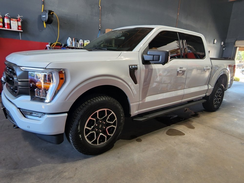 Truck detailed at the shop
