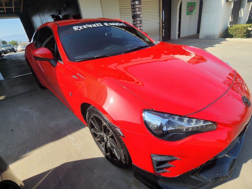 Freshly detailed vehicle at Norco Auto Detailing & Tint