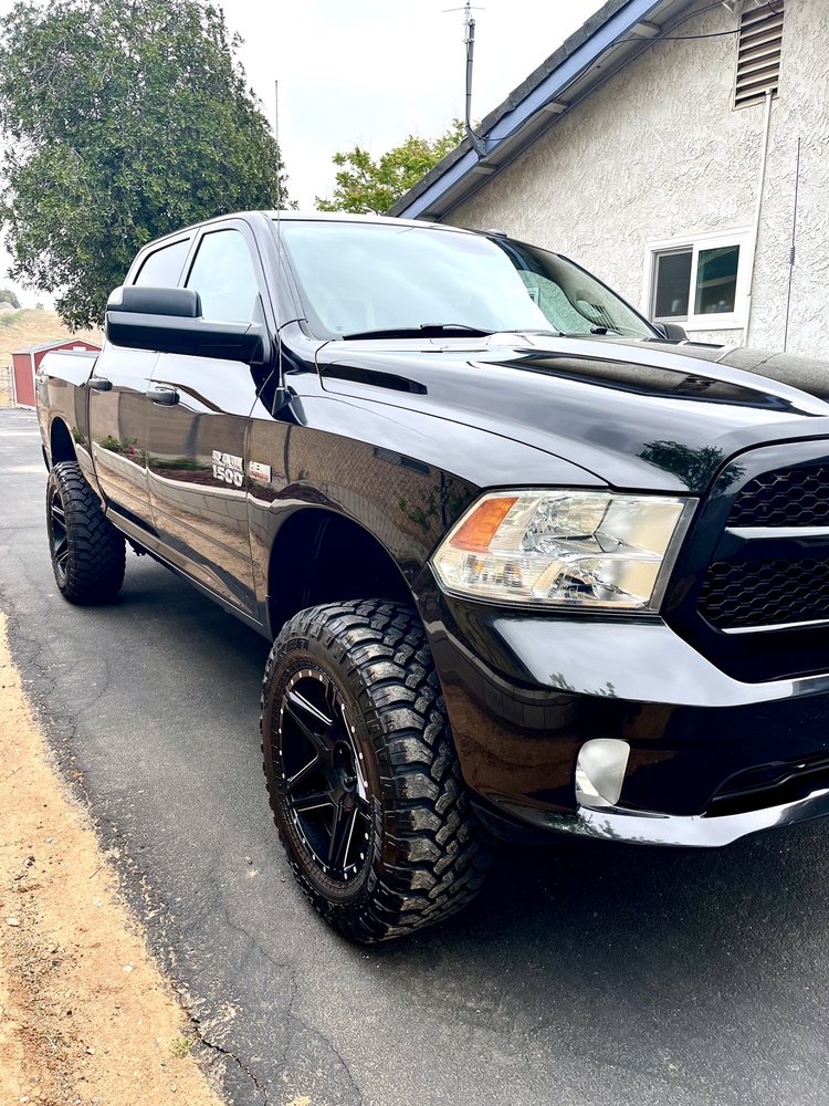 Truck detailed at the shop